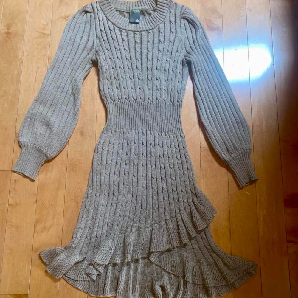 Taylor Brown Knit Sweater